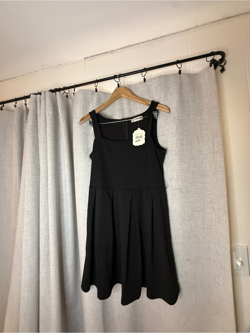 Altar'd State Black Sleeveless Mini Dress